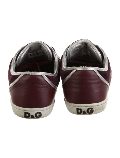 D&G Leather Printed Sneakers