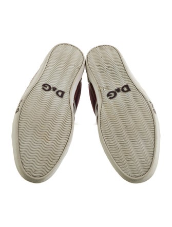 D&G Leather Printed Sneakers