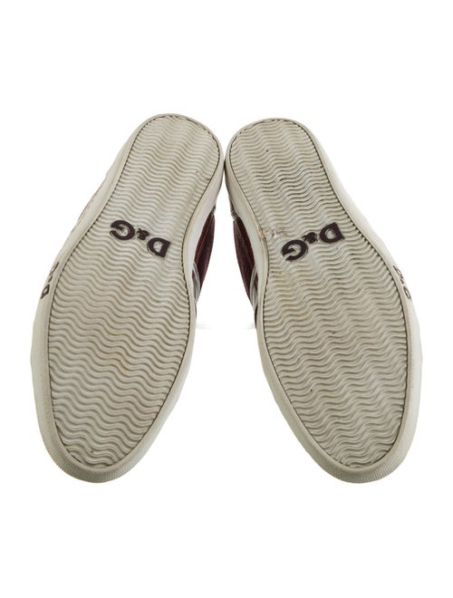 D&G Leather Printed Sneakers