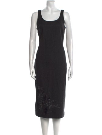 D&G Virgin Wool Midi Length Dress