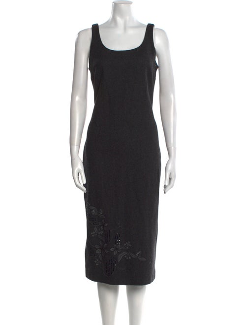 D&G Virgin Wool Midi Length Dress