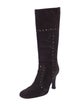 D&G Suede Studded Accents Boots