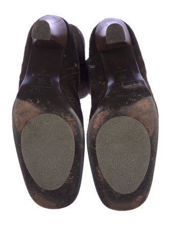 D&G Suede Studded Accents Boots