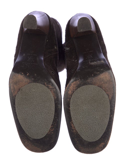 D&G Suede Studded Accents Boots