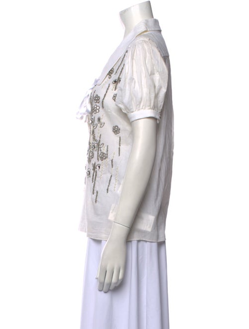 D&G Graphic Print V-Neck T-Shirt