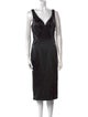 D&G V-Neck Midi Length Dress