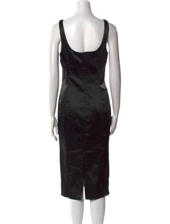 D&G V-Neck Midi Length Dress