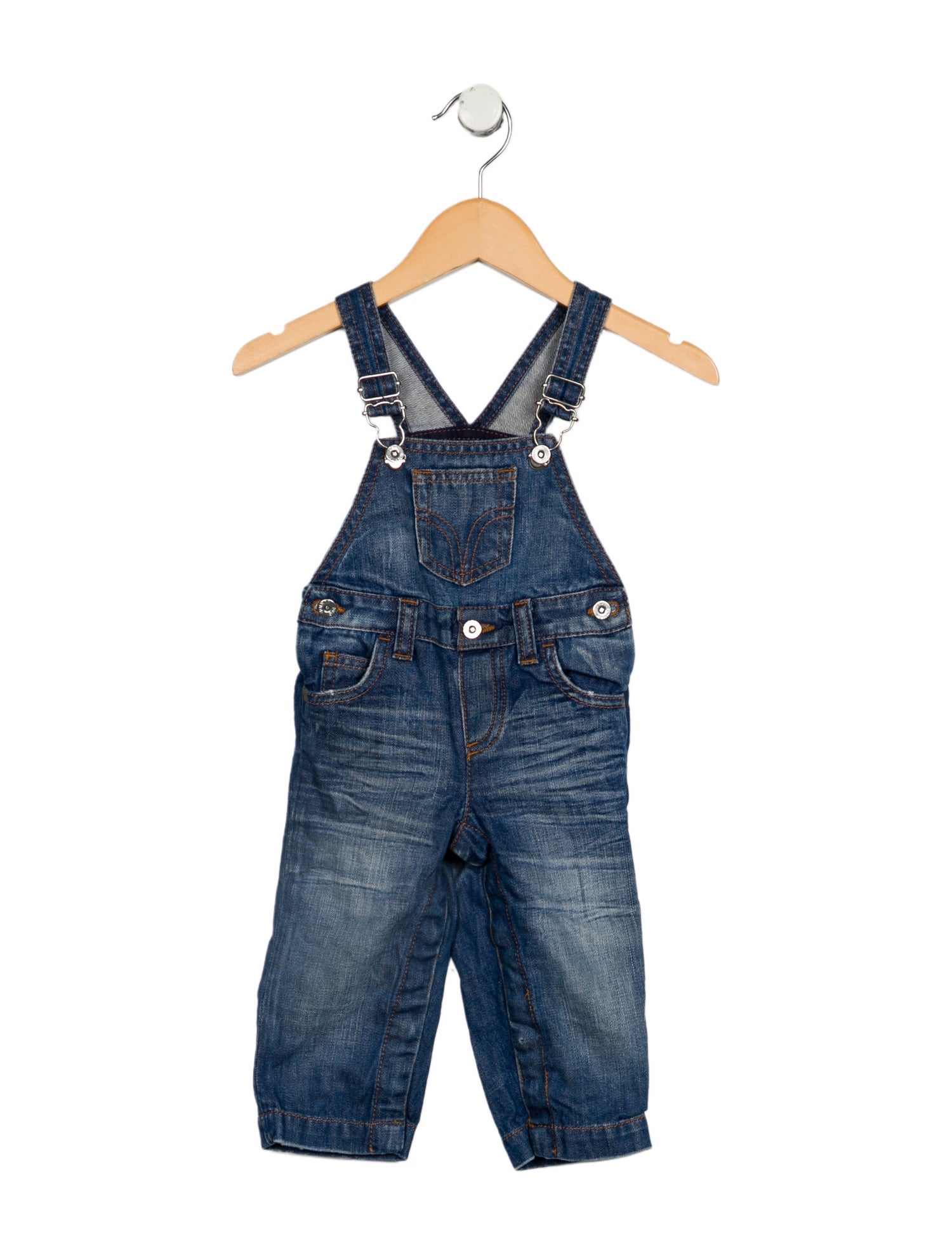D&G Infant Girls' Denim Overalls