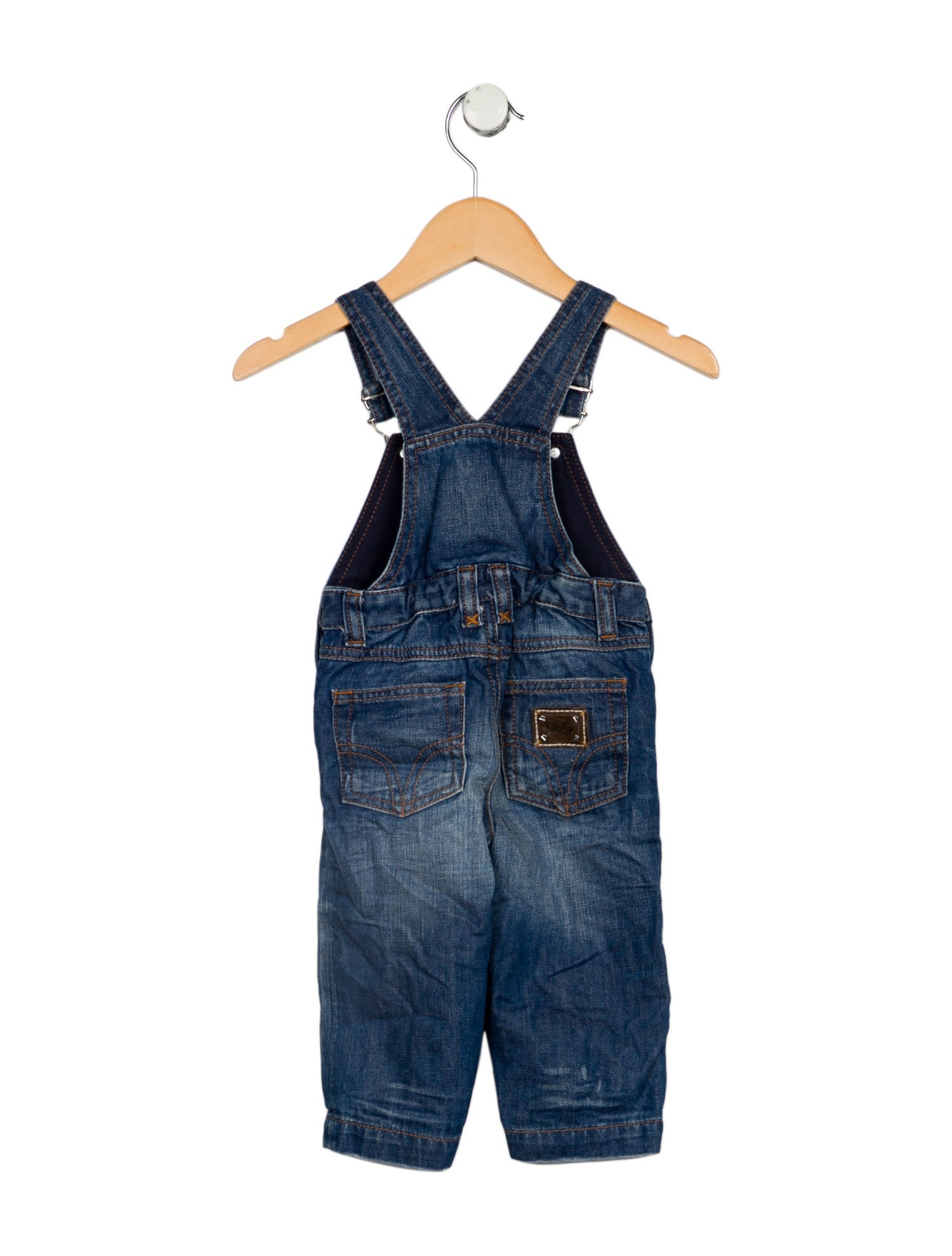 D&G Infant Girls' Denim Overalls