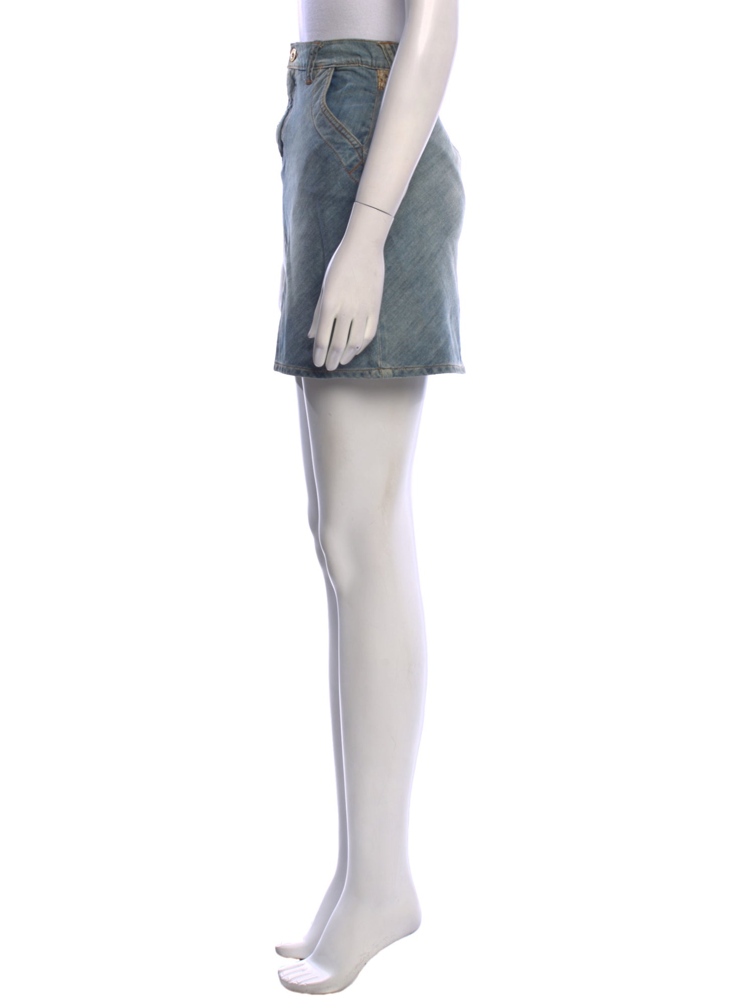 D&G Leather Mini Skirt