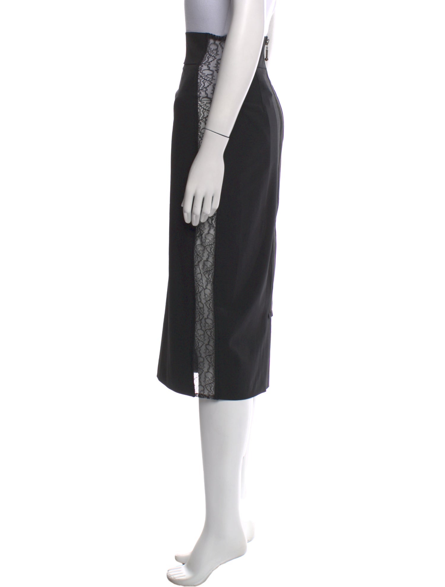 D&G Virgin Wool Midi Length Skirt