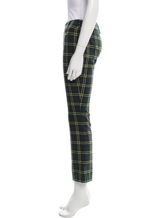 D&G Plaid Print Straight Leg Pants