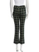 D&G Plaid Print Straight Leg Pants