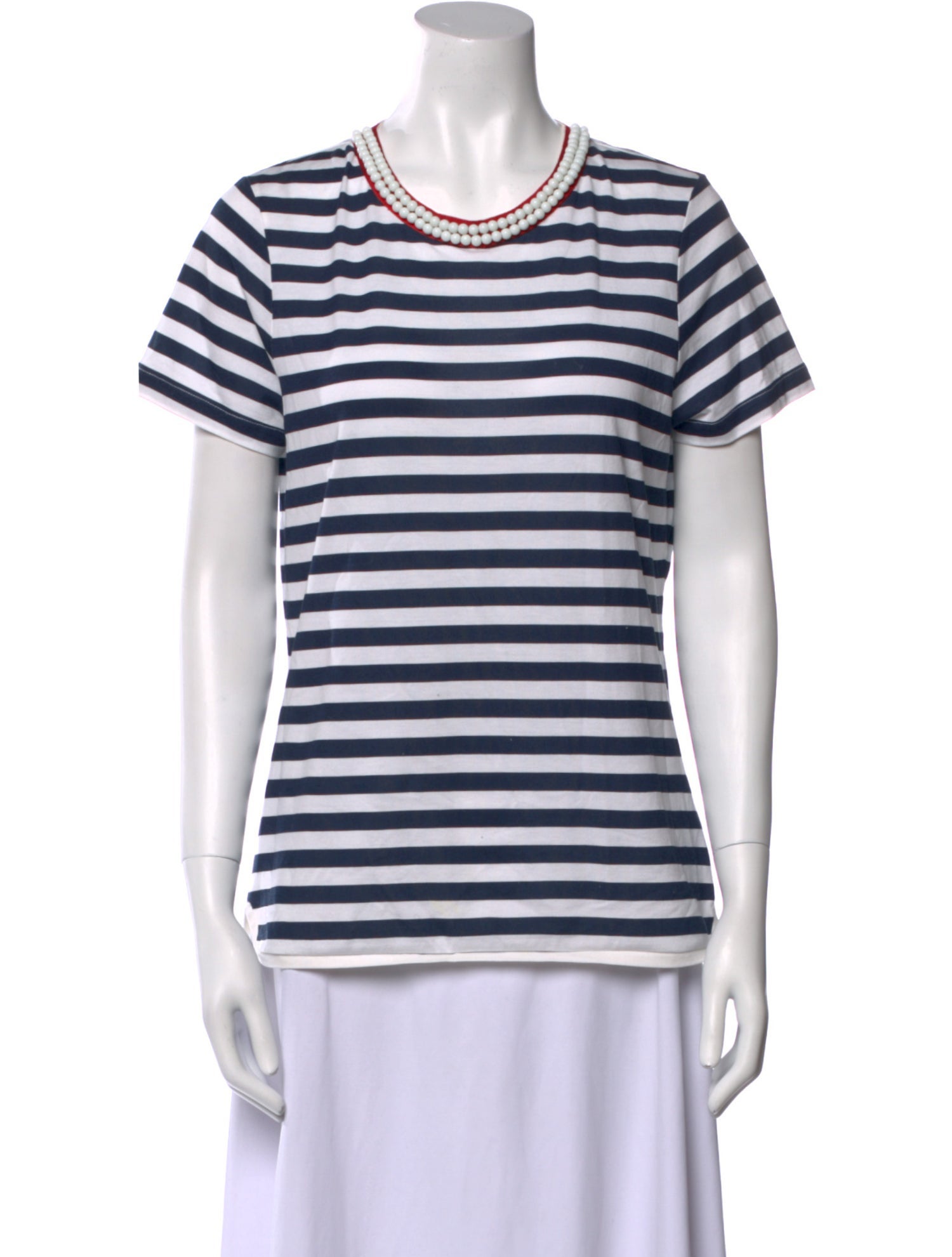 D&G Striped Crew Neck T-Shirt