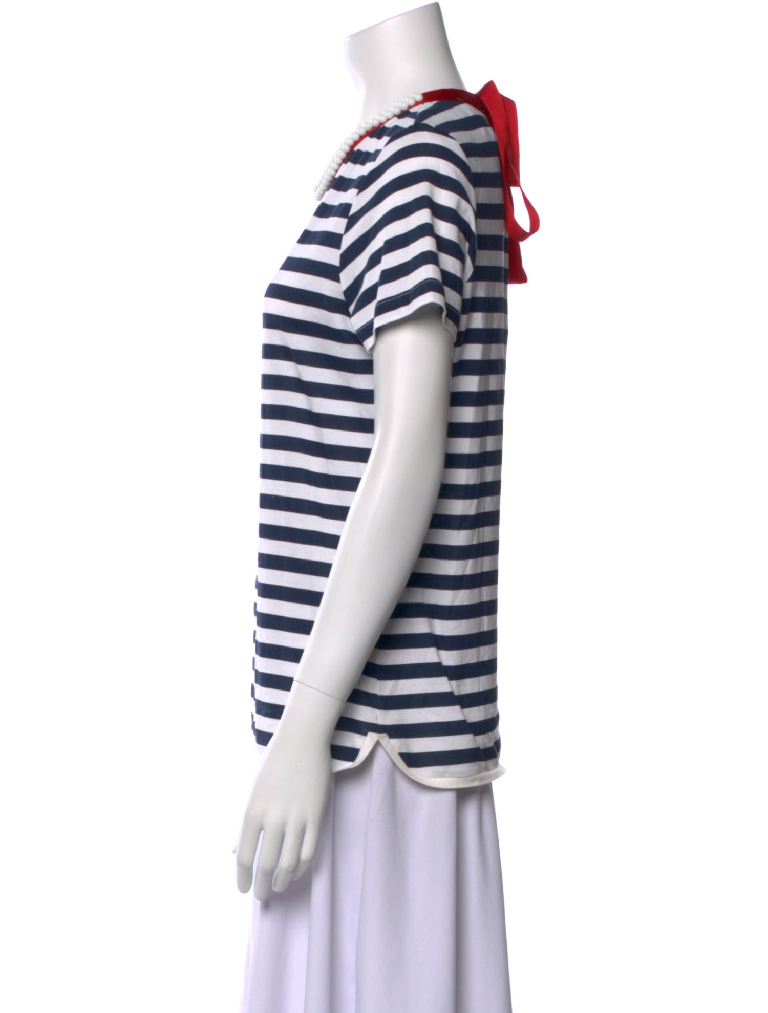 D&G Striped Crew Neck T-Shirt