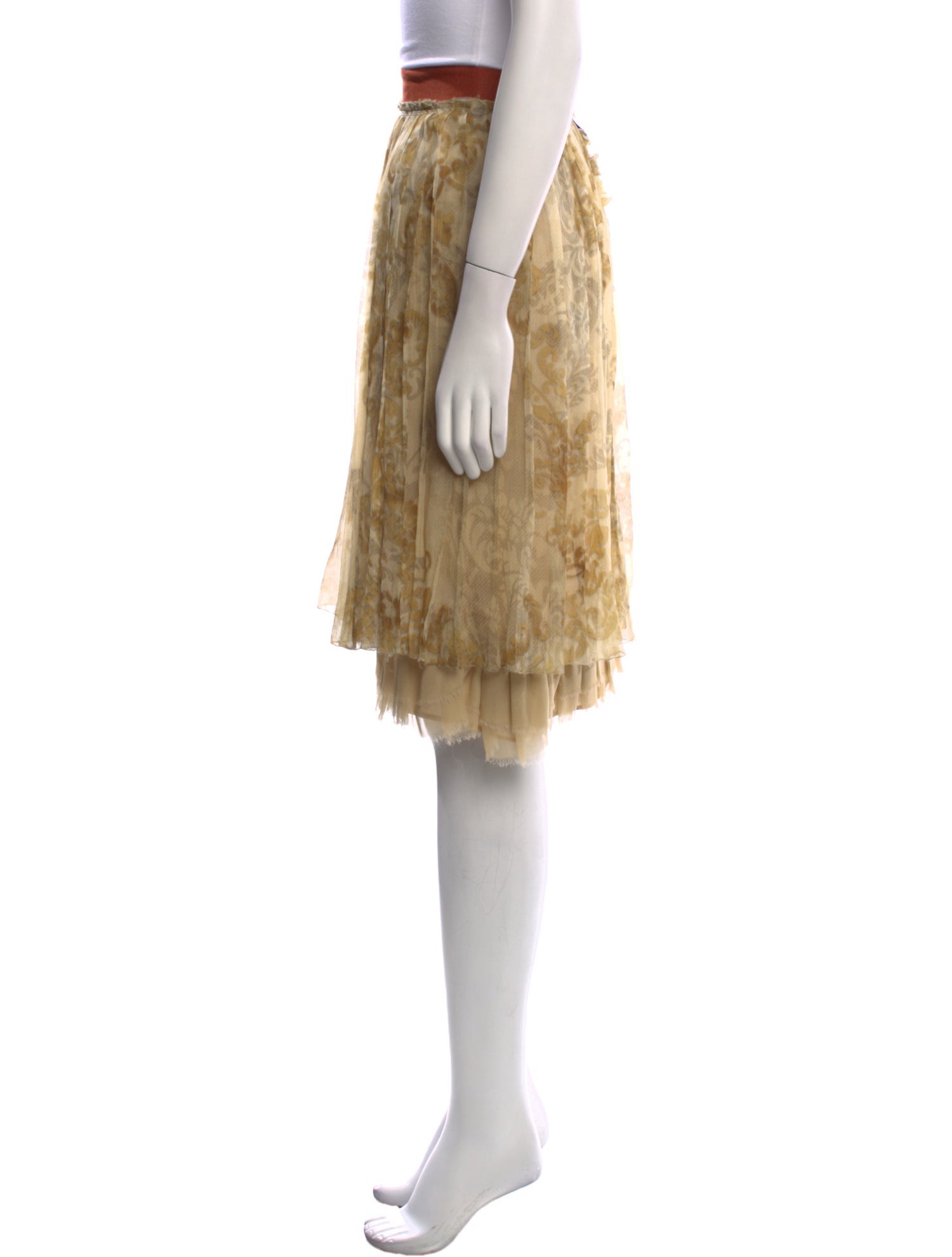 D&G Silk Knee-Length Skirt