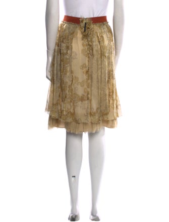 D&G Silk Knee-Length Skirt