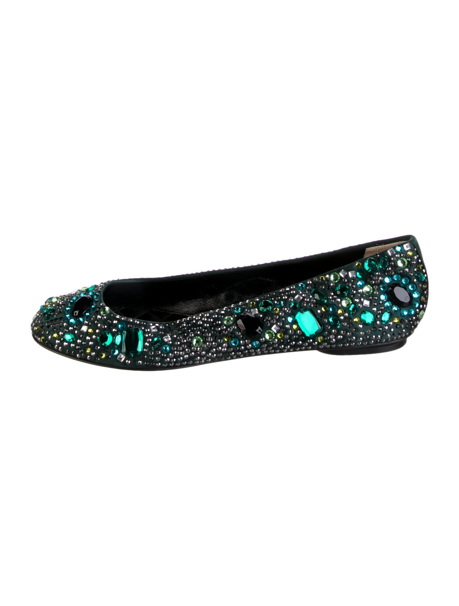 D&G Crystal Ballet Flats