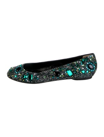 D&G Crystal Ballet Flats