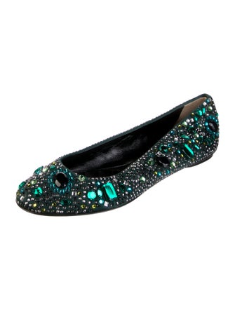 D&G Crystal Ballet Flats