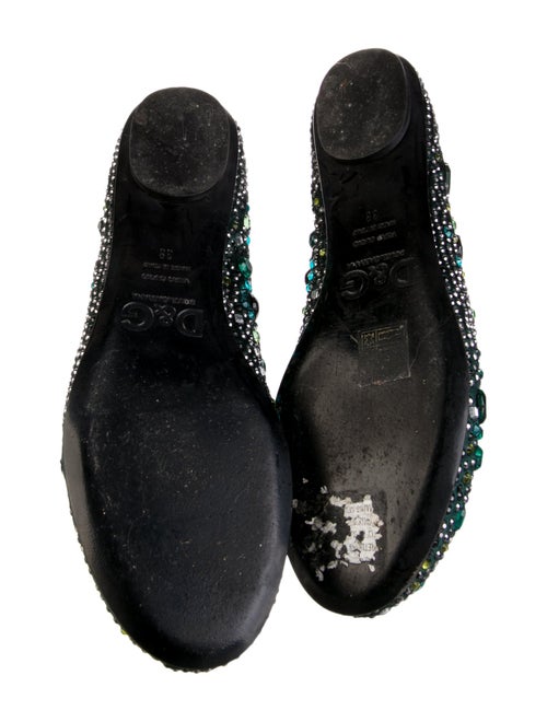 D&G Crystal Ballet Flats