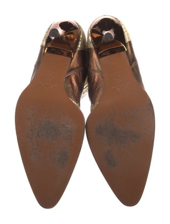 D&G Snakeskin Animal Print Western Boots