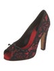 D&G Lace Printed Pumps