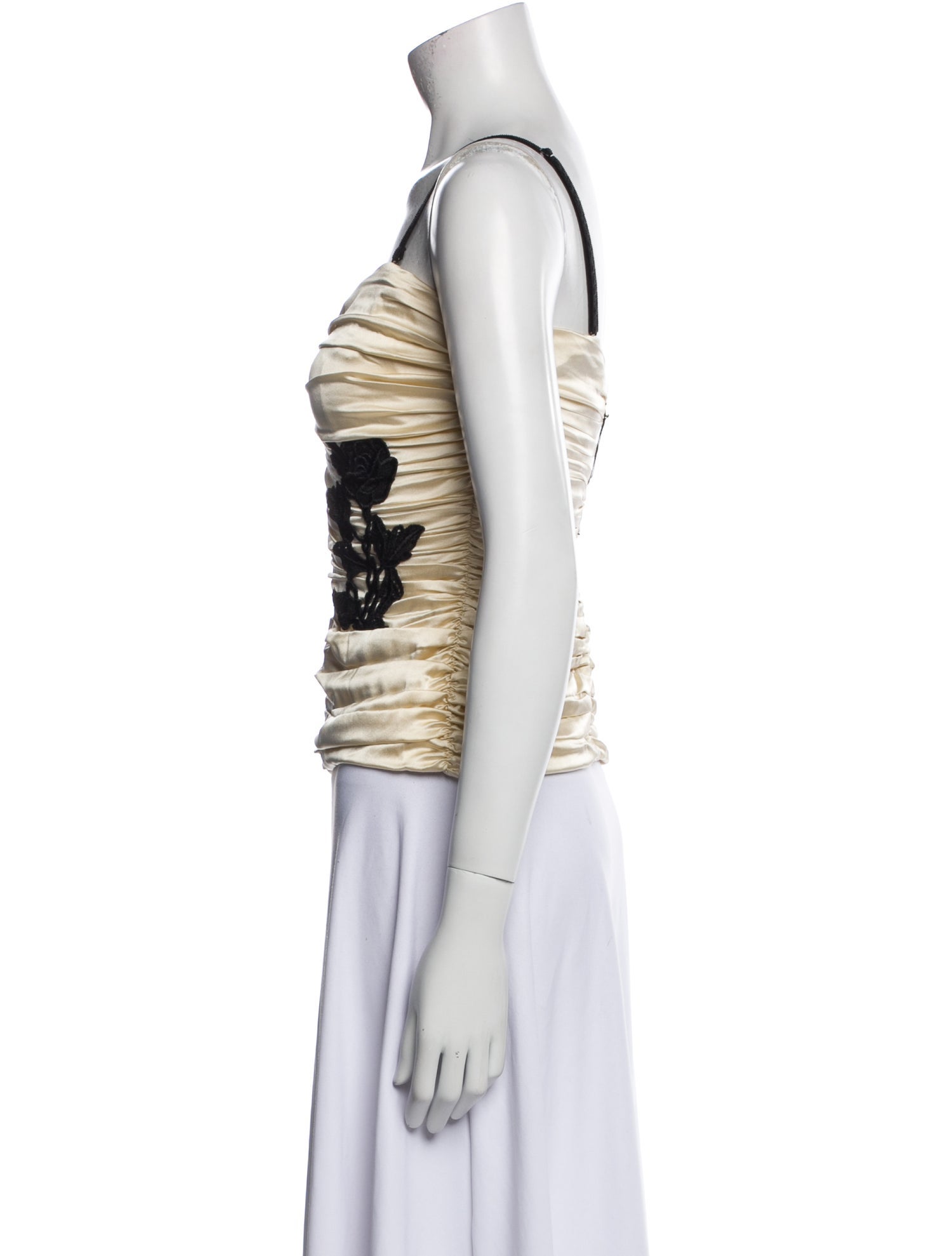 D&G Vintage Silk Crop Top