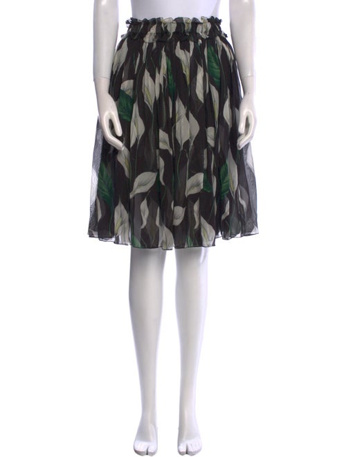 D&G Silk Knee-Length Skirt