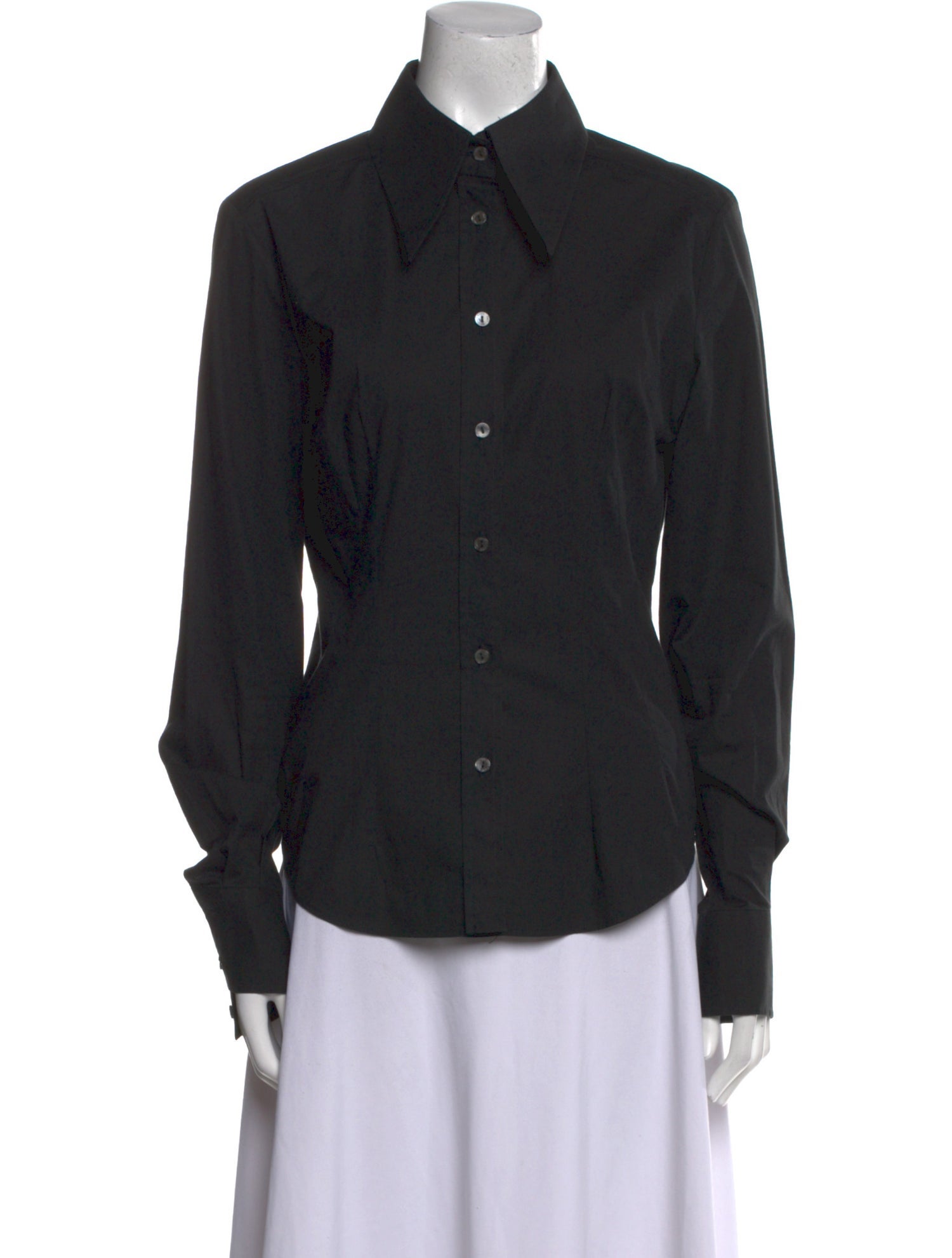 D&G Long Sleeve Button-Up Top