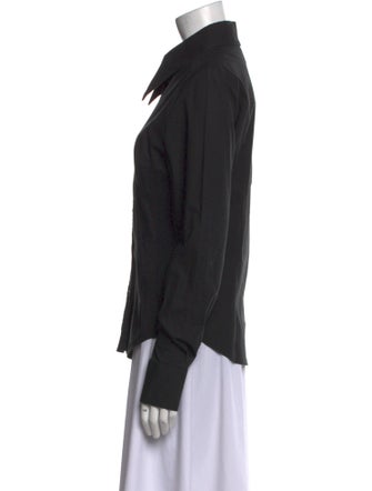 D&G Long Sleeve Button-Up Top