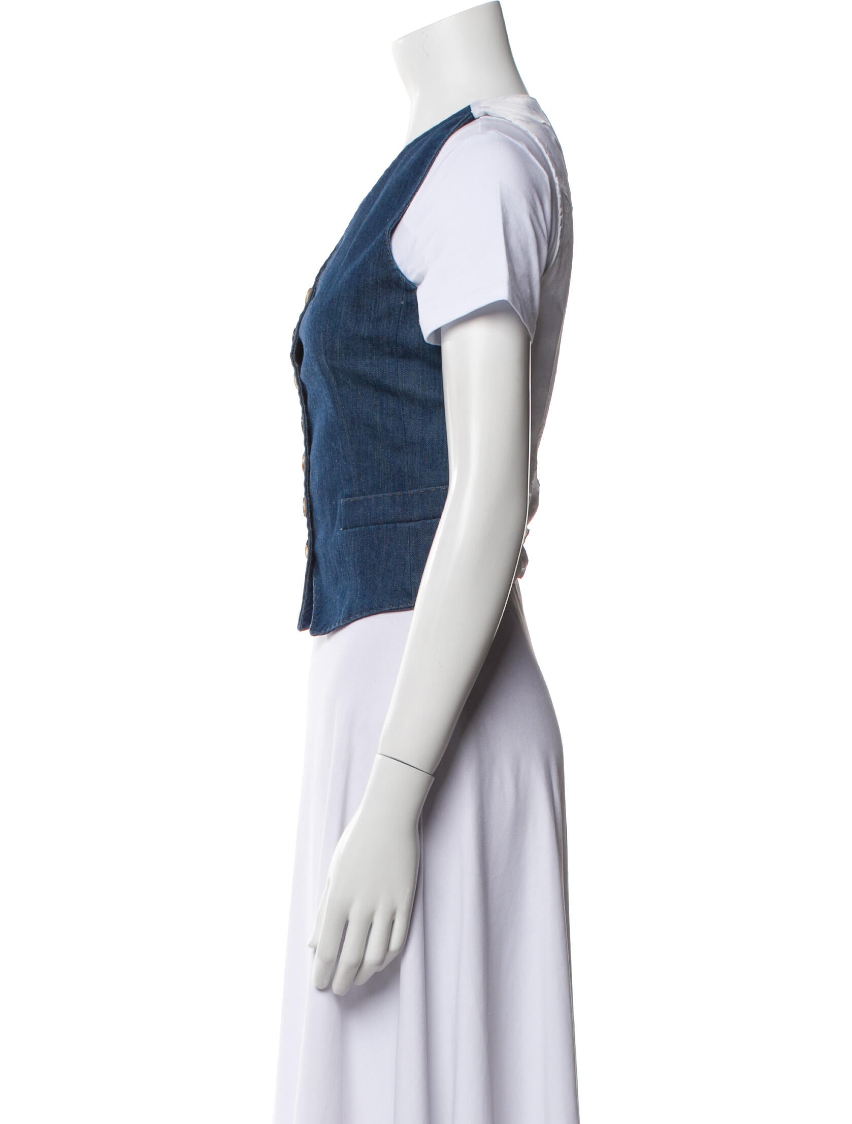 D&G V-Neck Sleeveless Top