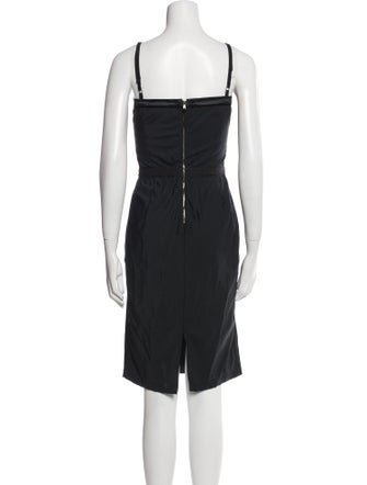 D&G Square Neckline Knee-Length Dress