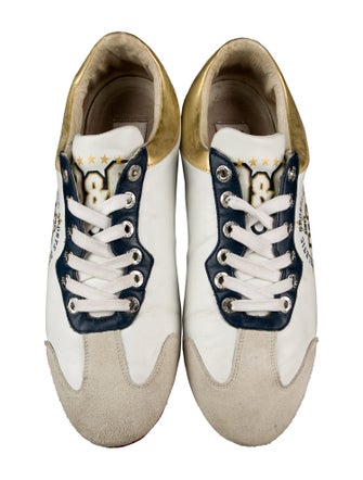 D&G Leather Printed Sneakers