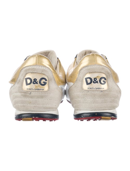 D&G Leather Printed Sneakers
