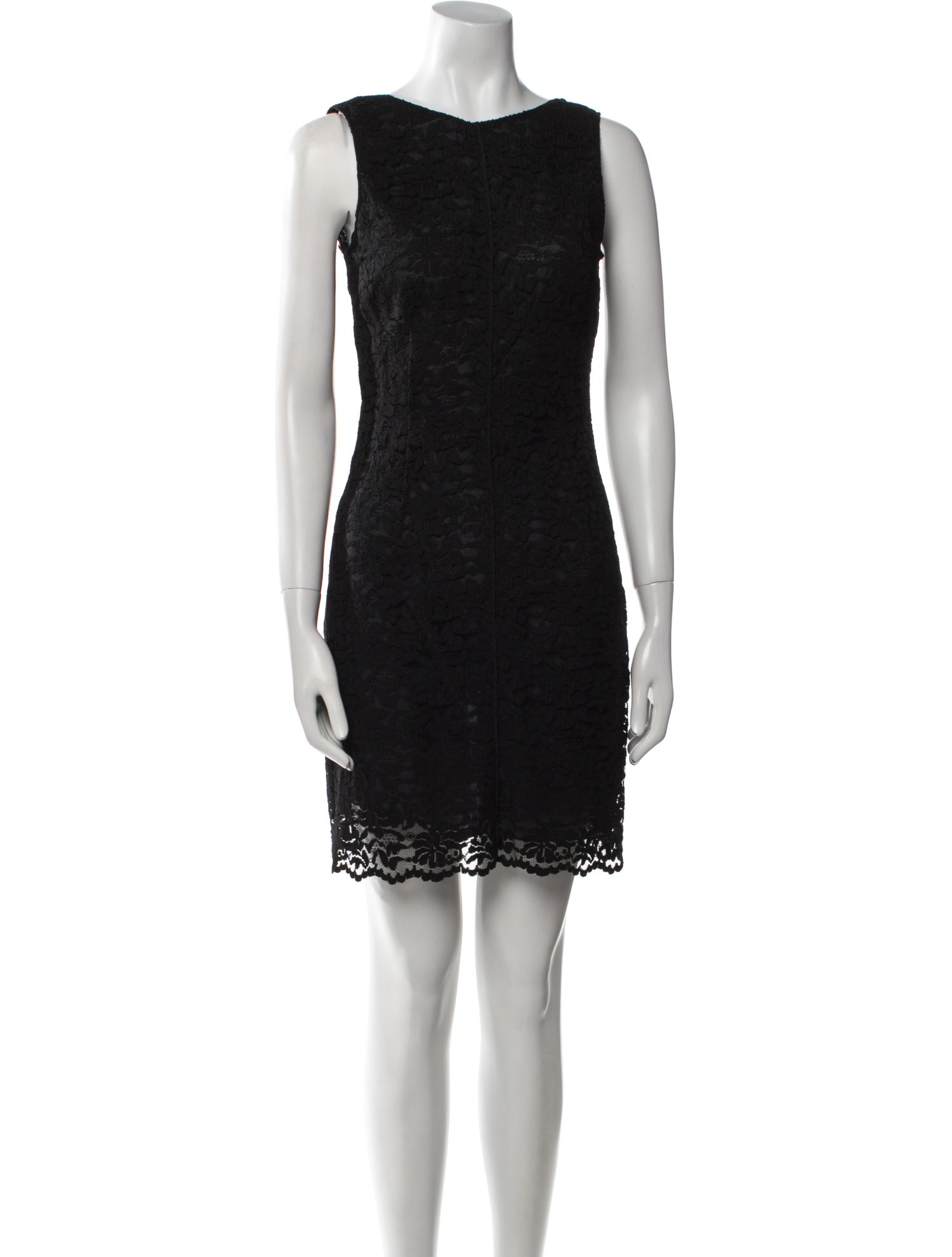 D&G Bateau Neckline Mini Dress