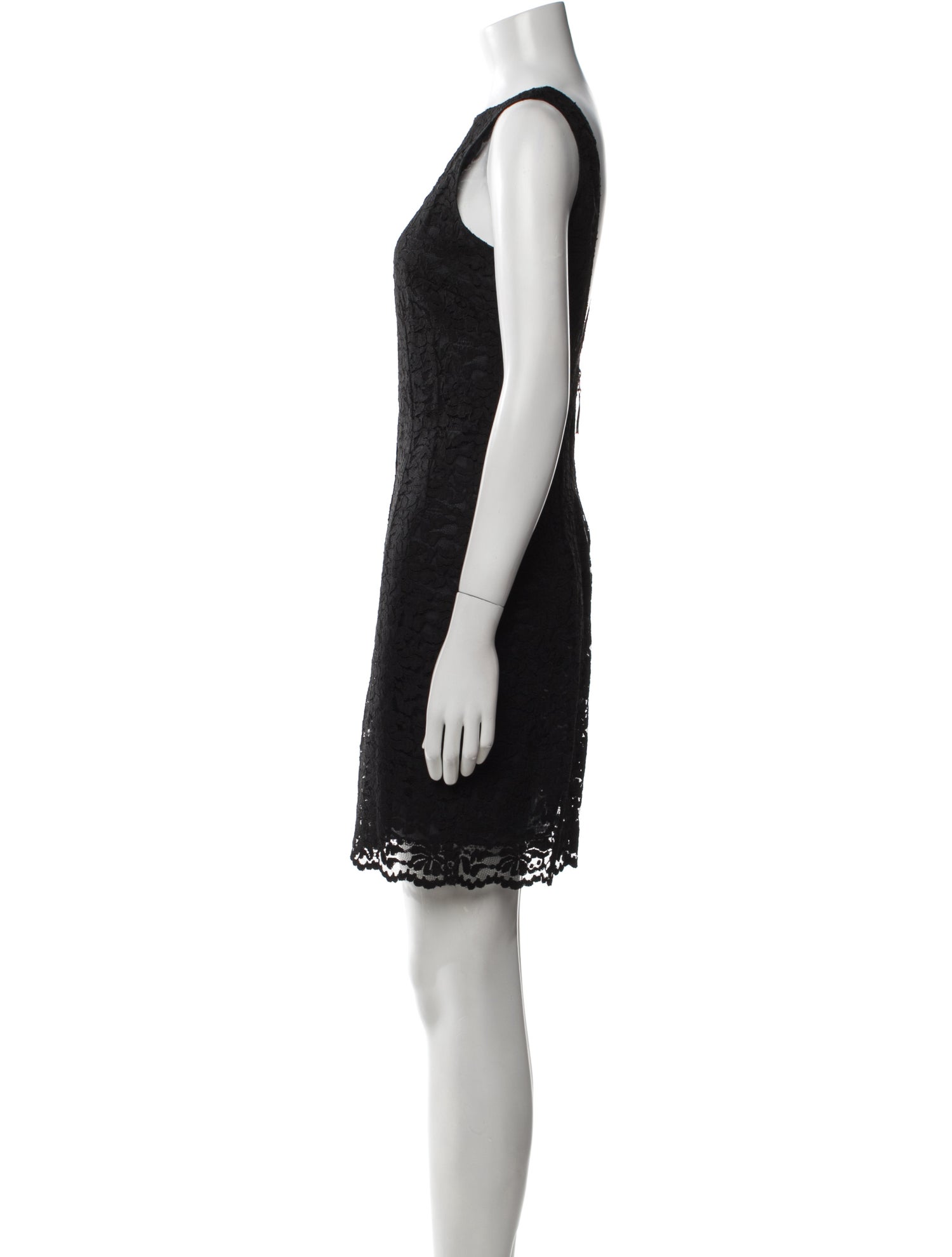 D&G Bateau Neckline Mini Dress