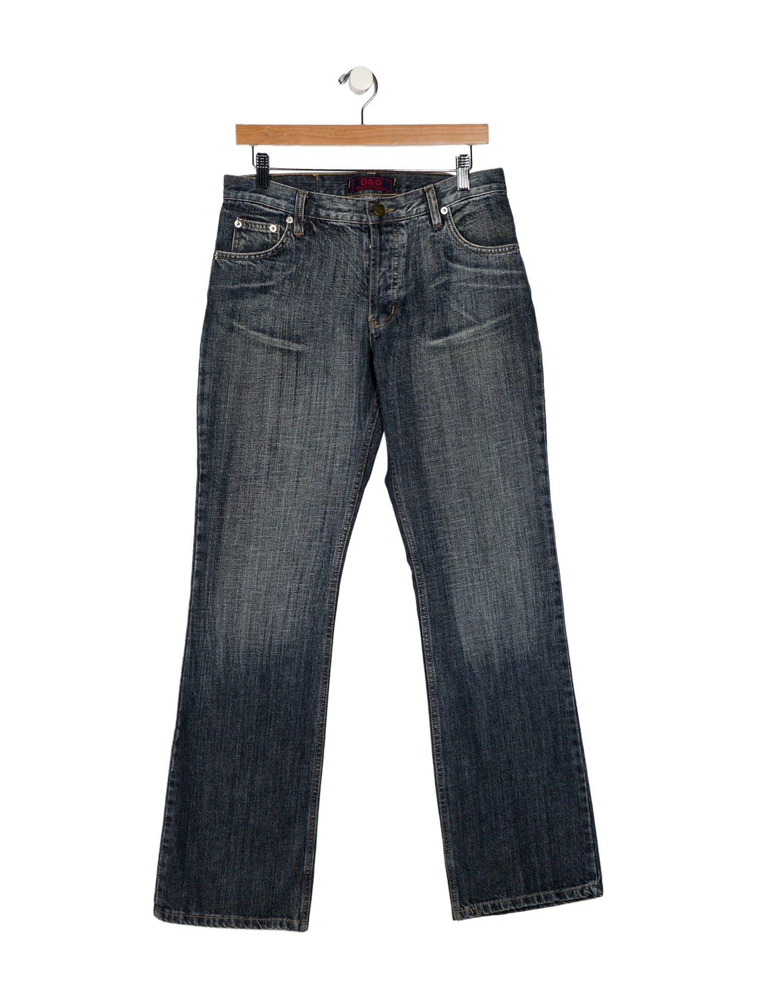 D&G Mid-Rise Wide Leg Jeans