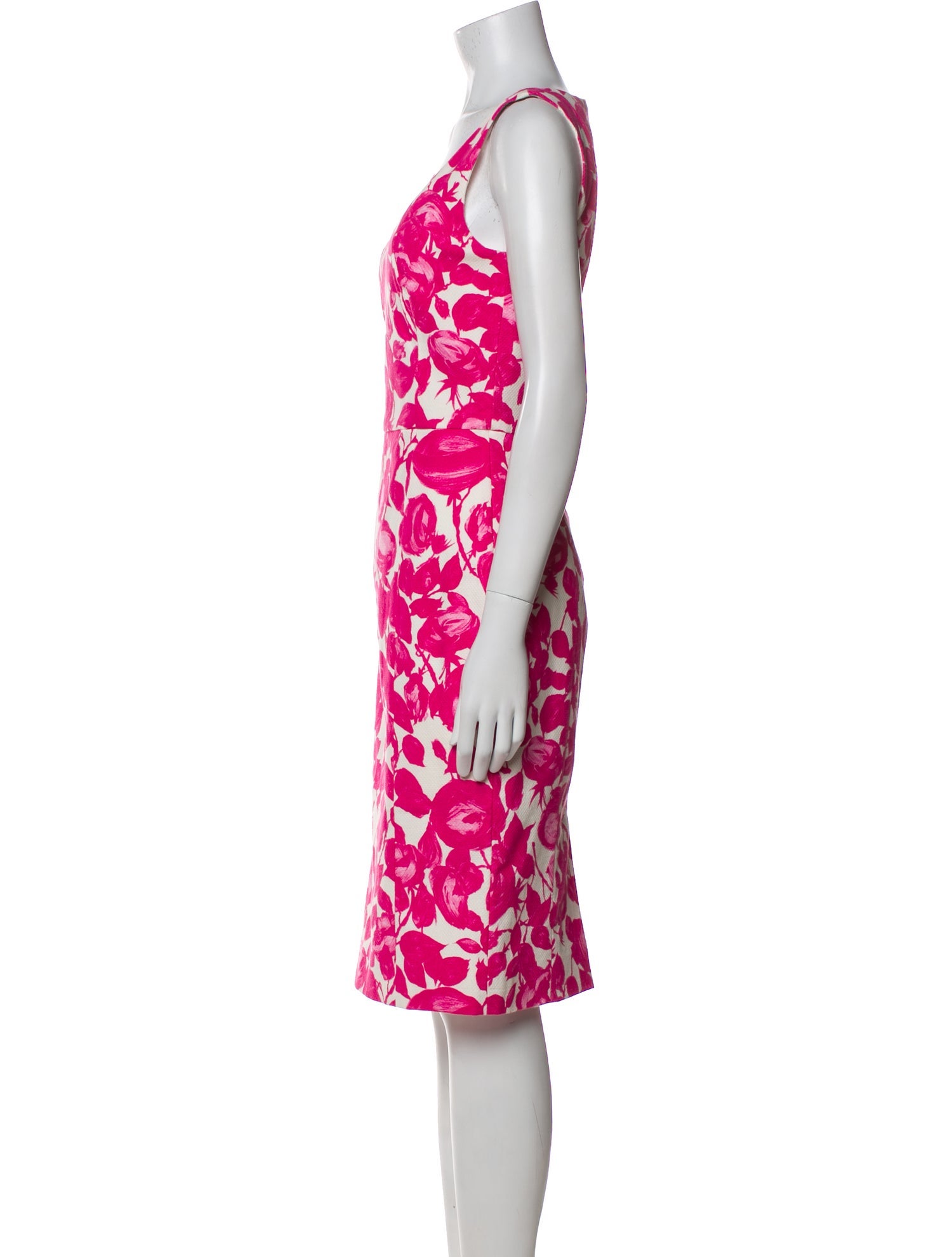 D&G Floral Print Knee-Length Dress