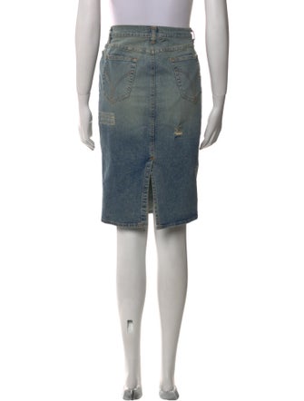 D&G Distressed Accents Knee-Length Skirt