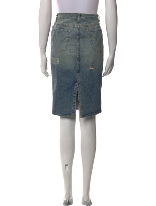 D&G Distressed Accents Knee-Length Skirt