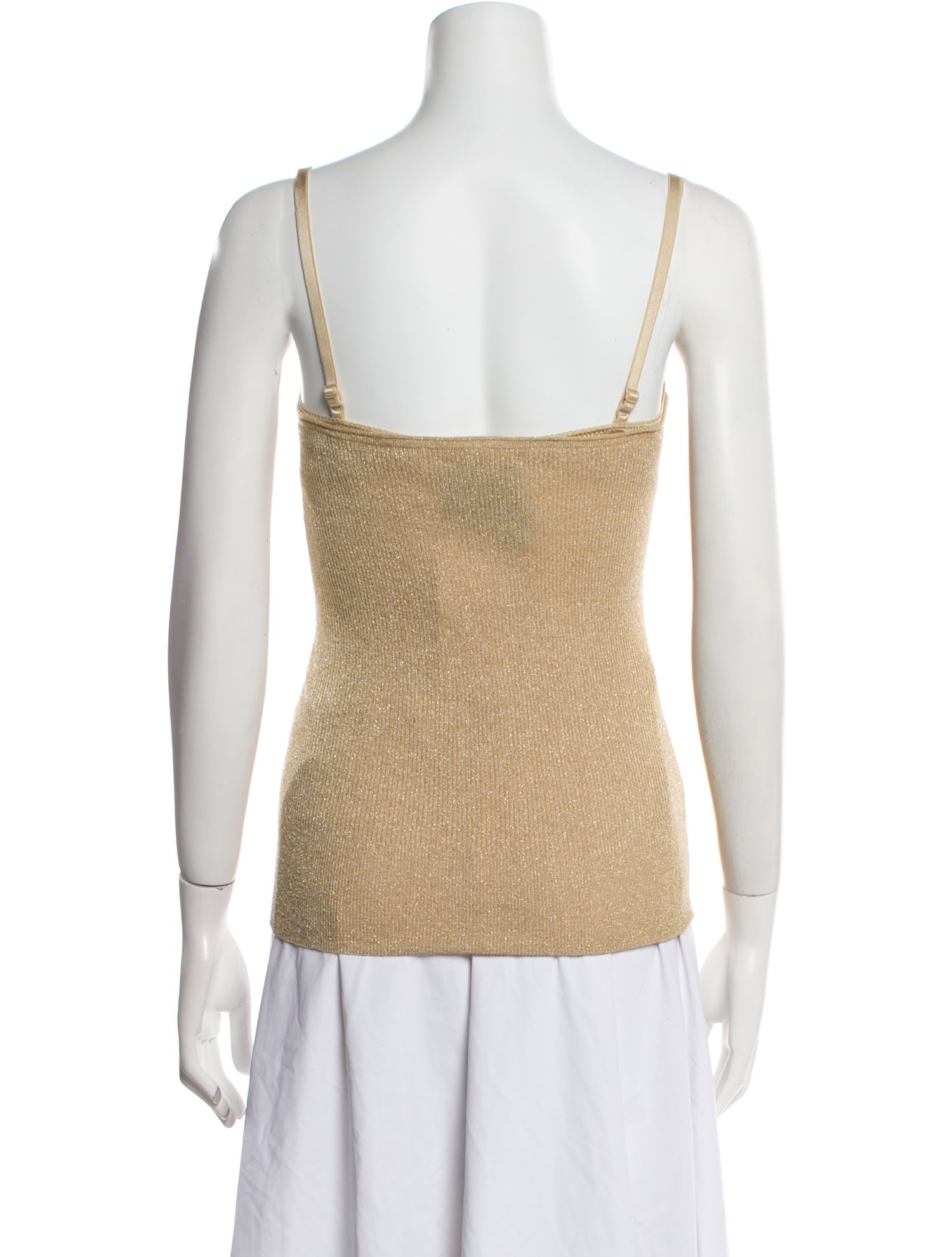D&G Silk Square Neckline Top