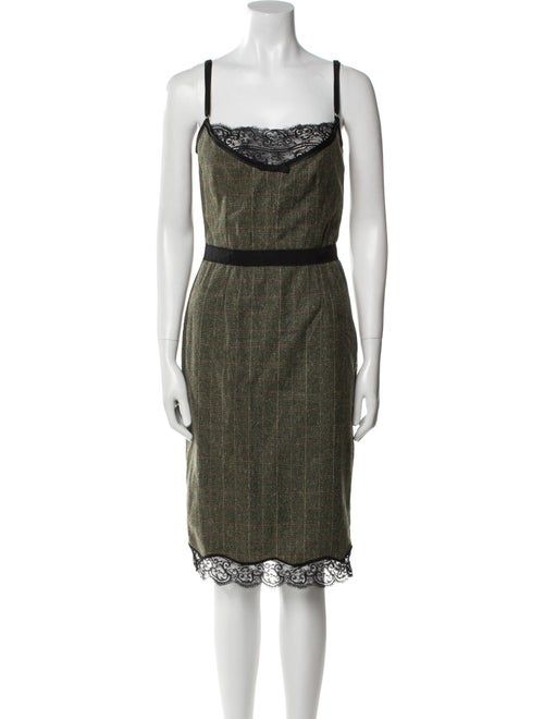 D&G Virgin Wool Midi Length Dress