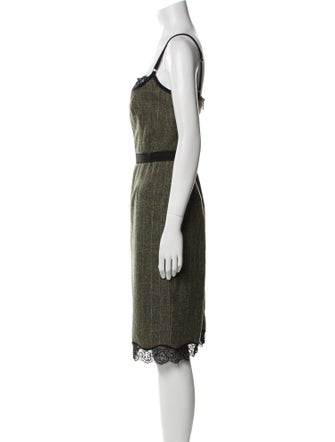 D&G Virgin Wool Midi Length Dress
