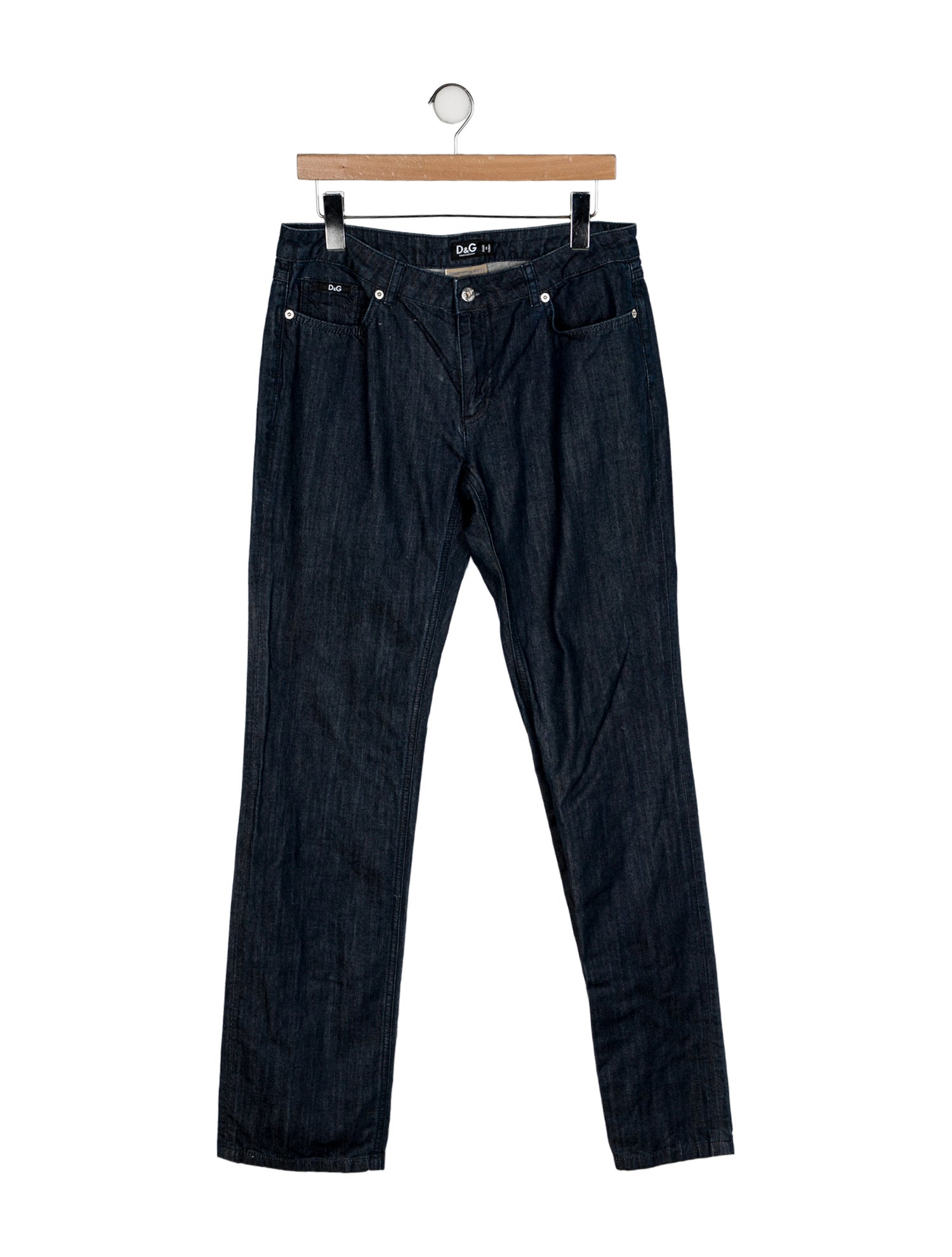 D&G Mid-Rise Straight Leg Jeans