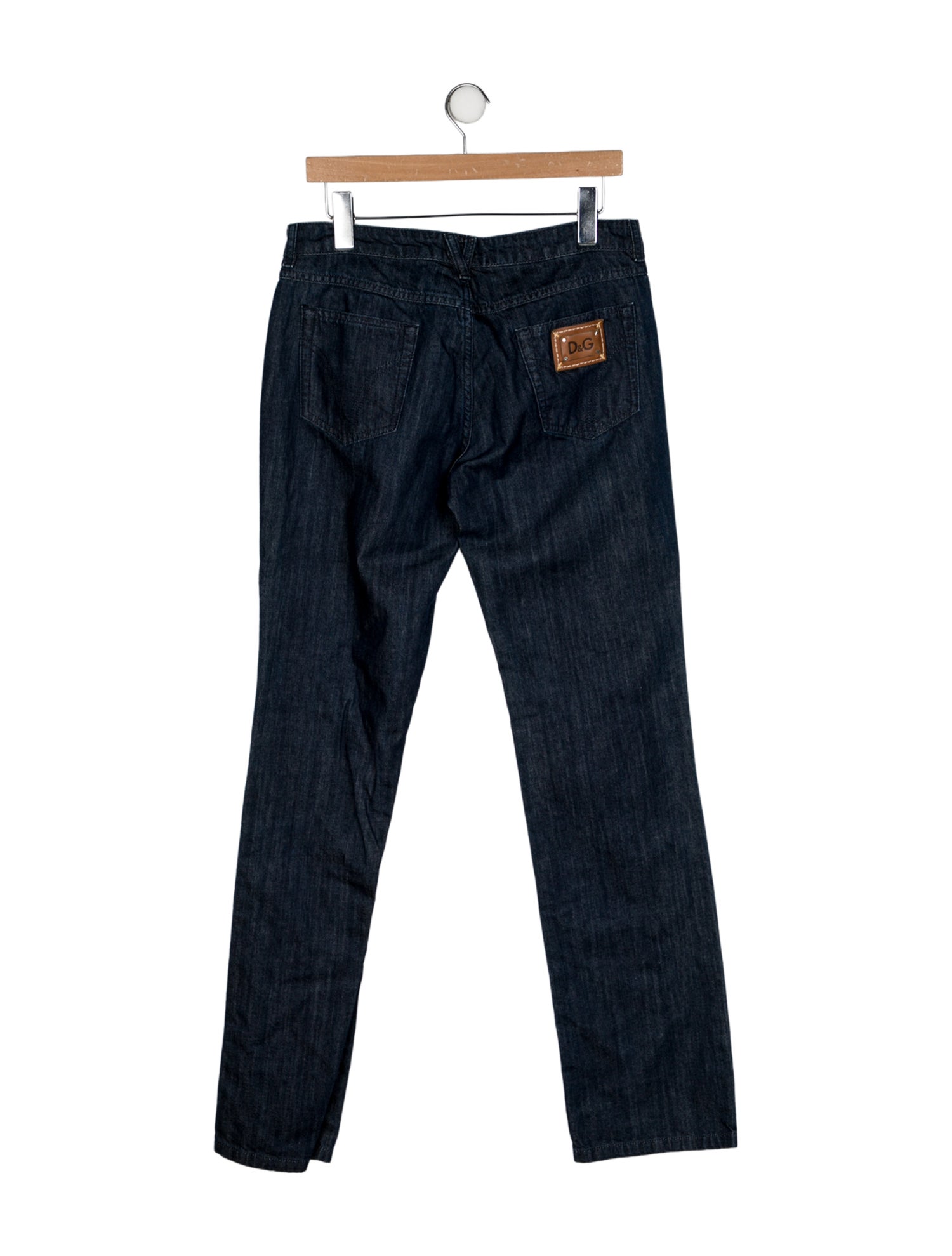 D&G Mid-Rise Straight Leg Jeans