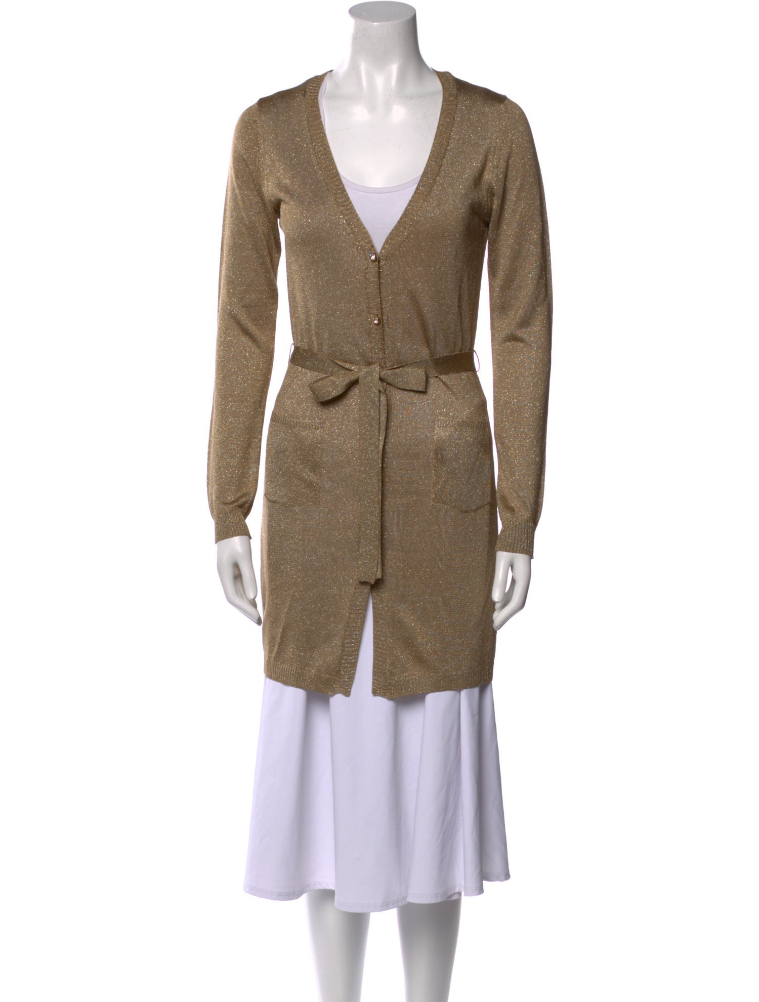 D&G V-Neck Long Sleeve Tunic