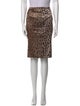 D&G Animal Print Knee-Length Skirt