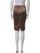 D&G Animal Print Knee-Length Skirt