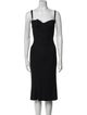 D&G Strapless Midi Length Dress